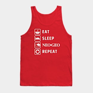 Eat Sleep Neo-Geo Repeat Tank Top